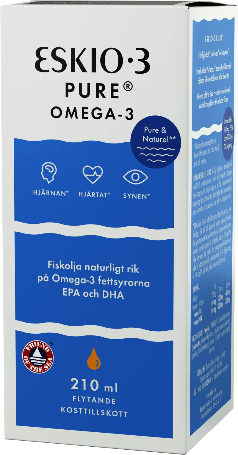 Eskio-3 Pure Kalaöljy, 210 ml