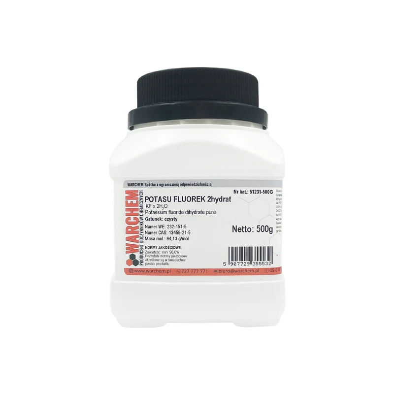 POTASSIUM FLUORIDE 2-hydrate - rein 500g WARCHEM