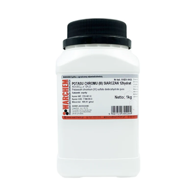 CHROMIUM (III) POTASSIUM SULPHATE 12hydrat - rein 1kg WARCHEM