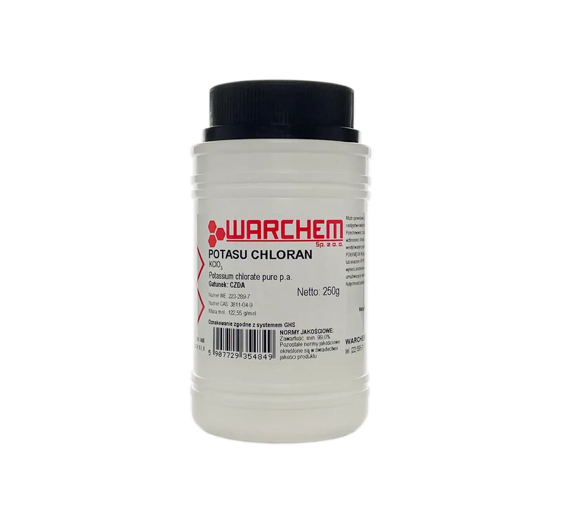POTASSIUM CHLORATE - CZDA 250g WARCHEM