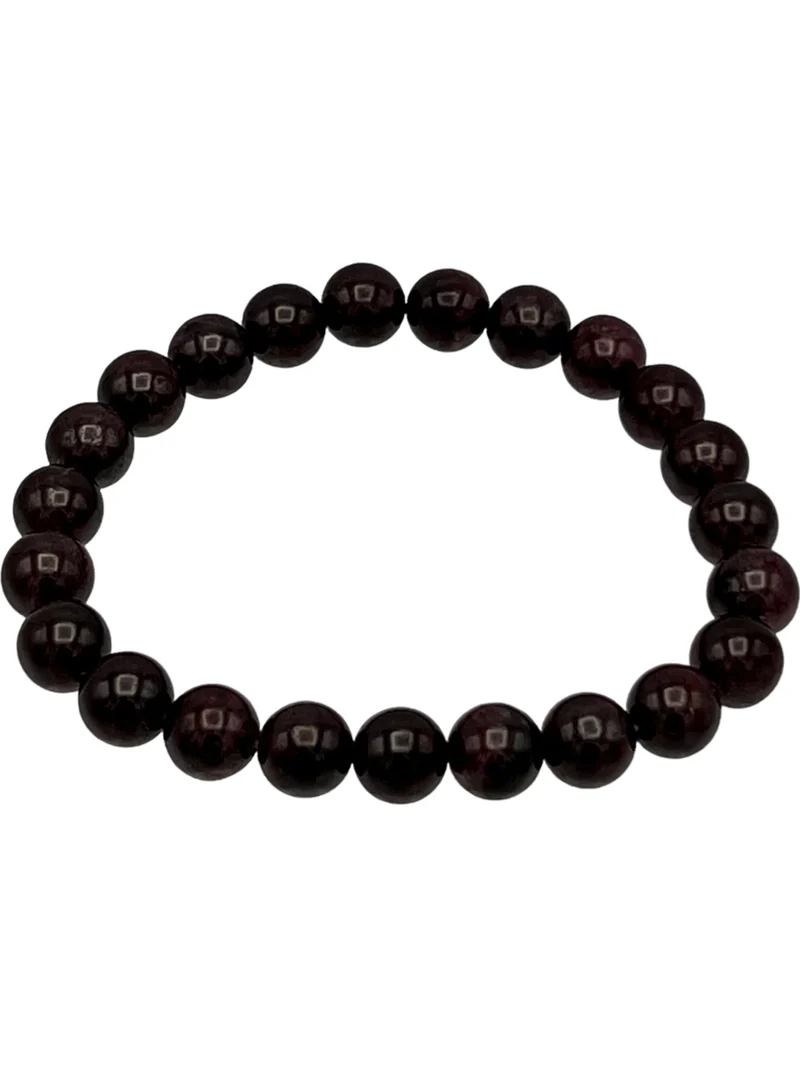 Armband 8mm Granat