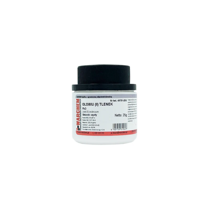 Bleioxid (II) - rein 25g WARCHEM