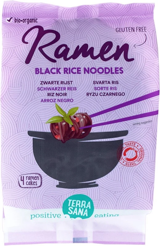 Ramennudlar, svart ris 280g