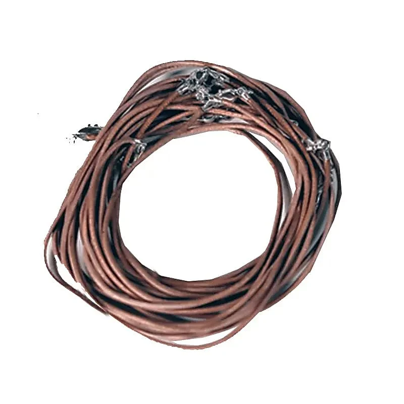 Brunt halsband 45 cm