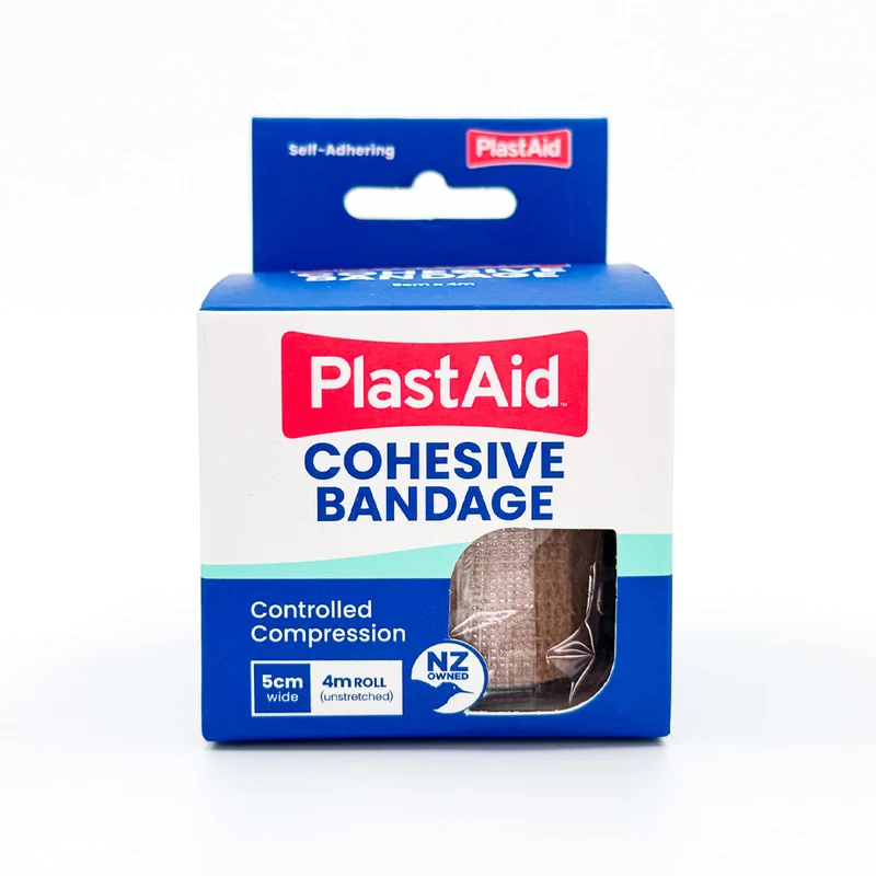 Plast-Aid Cohesive Bndg 5cm x 4m