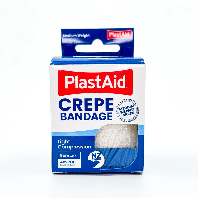 Plast-Aid Crepe Bndg 5cm x 4m