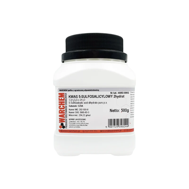 5-SULPHOSALISCHE SÄURE 2-Hydrat - CZDA 500g WARCHEM
