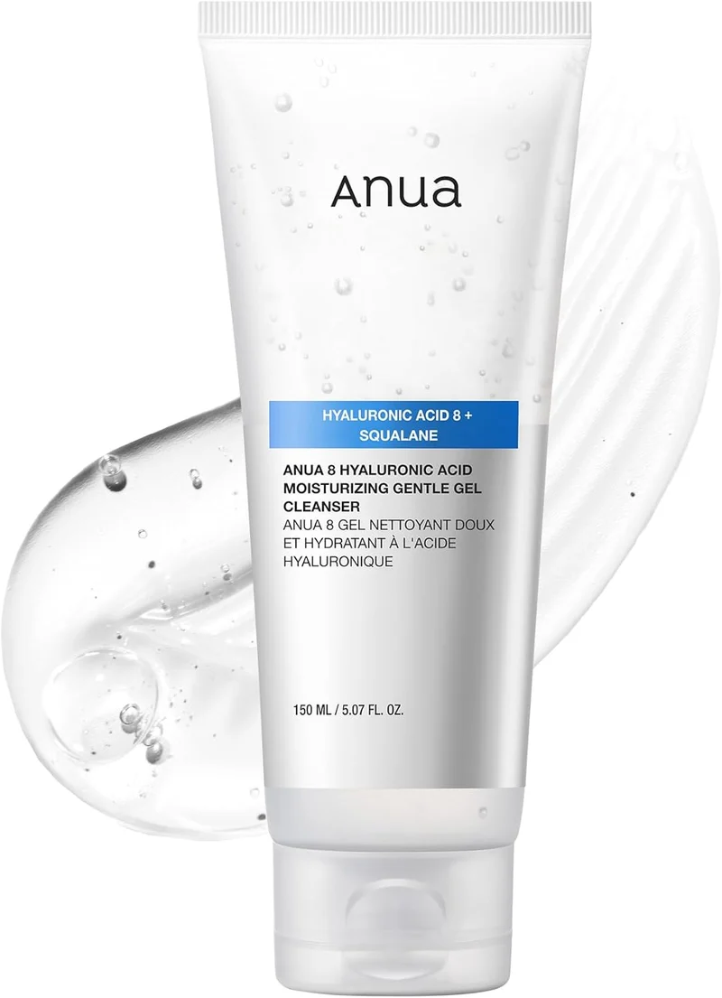 Anua 8 Hyaluronic Acid Moisturising Gentle Gel Cleanser 150ml