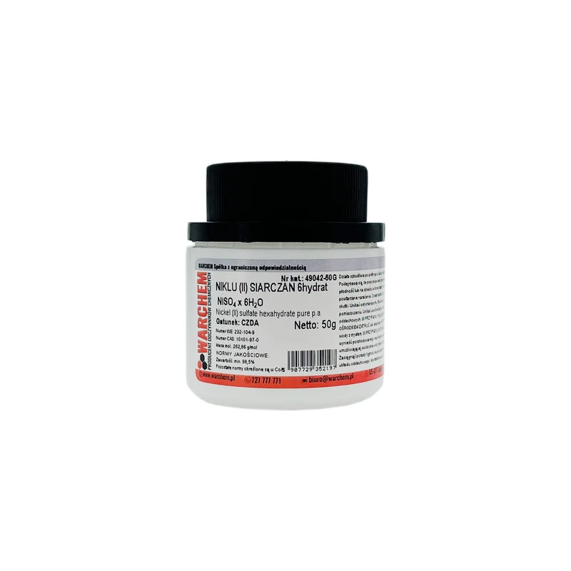 Nickelsulfat (II) 6hydrat - CZDA 50g WARCHEM