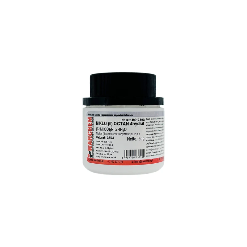 NITRIUM (II) ACETAT 4-Hydrat - CZDA 50g WARCHEM