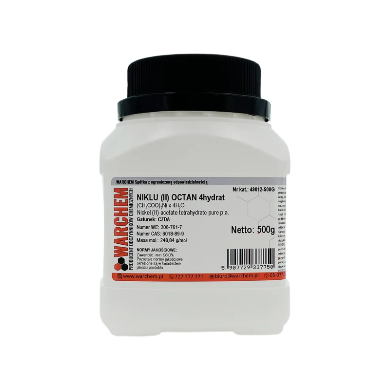 NITRIUM (II) ACETAT 4-Hydrat - CZDA 500g WARCHEM
