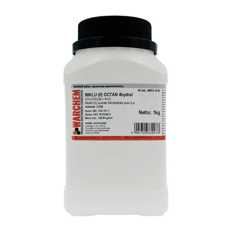 NITRIUM (II) ACETAT 4-Hydrat - CZDA 1kg WARCHEM