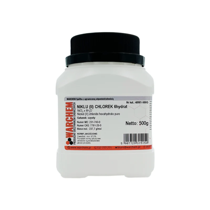 Nickel (II) Chlorid 6hydrat - rein 500g WARCHEM
