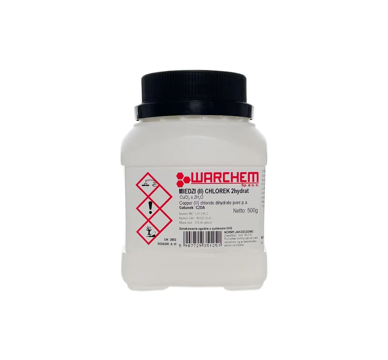 KUPFER(II)-CHLORID 2-Hydrat - CZDA 500g WARCHEM