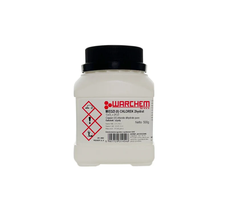 KUPFER(II)-CHLORID 2-Hydrat - rein 500g WARCHEM