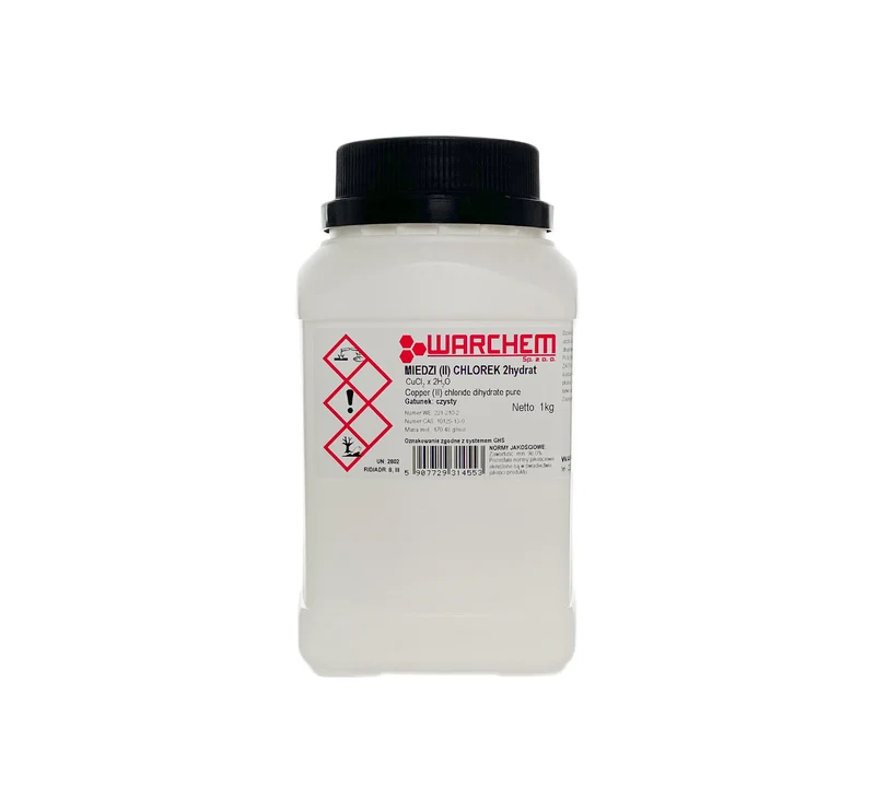 KUPFER(II) CHLORID 2-Hydrat - rein 1kg WARCHEM