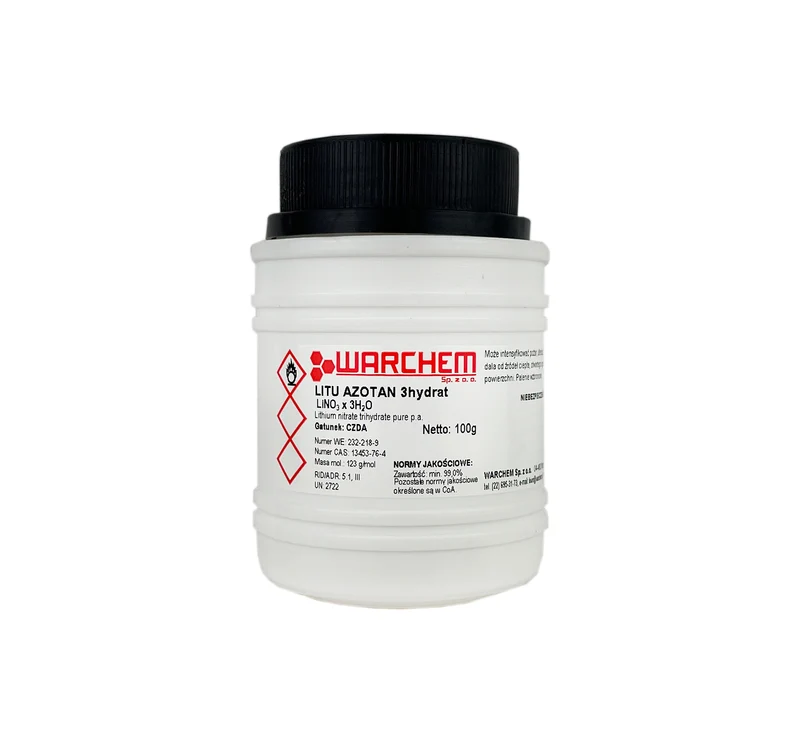 LITIUM-NITRAT 3-Hydrat - CZDA 100g WARCHEM
