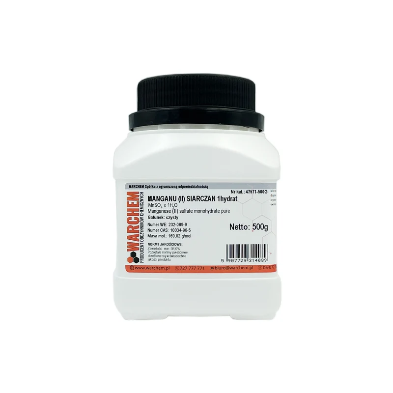 MANGAN (II) SULPHAT 1hydrat - rein 500g WARCHEM
