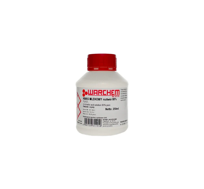LACTIC ACID 80% - rein 250ml WARCHEM