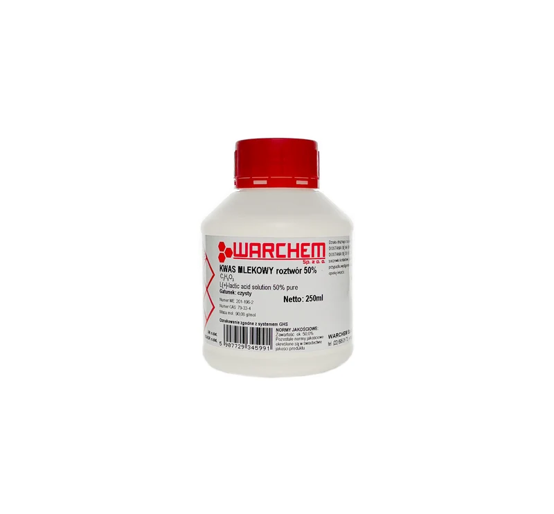 LACTIC ACID 50% - rein 250ml WARCHEM
