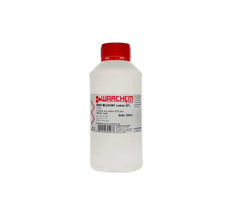 LACTIC ACID 20% - rein 500ml WARCHEM