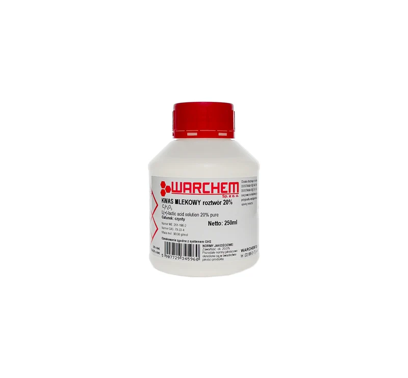 LACTIC ACID 20% - rein 250ml WARCHEM