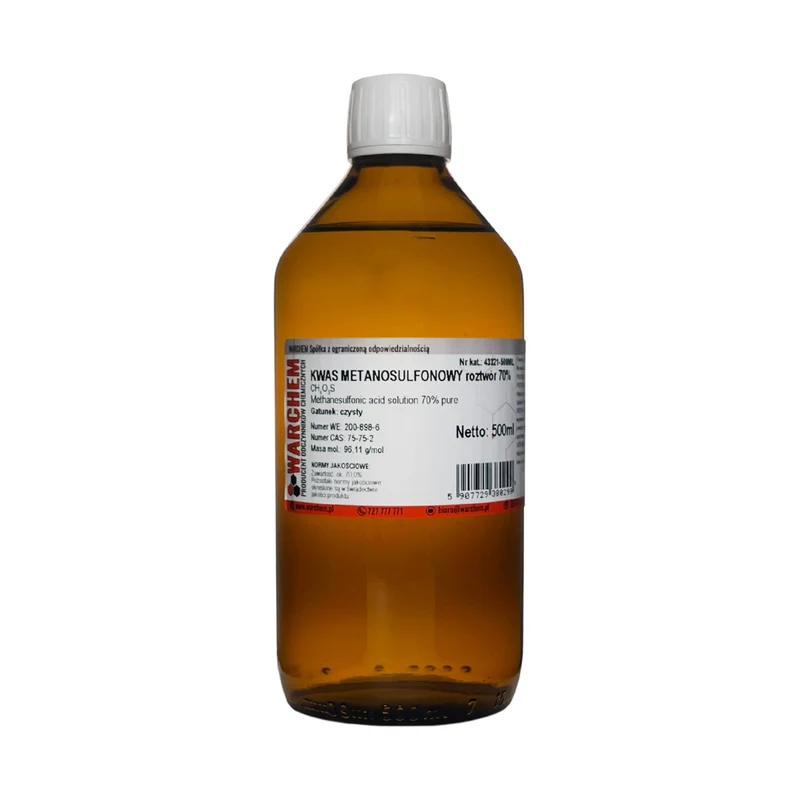 METANOSULPHONSÄURE 70%ige Lösung - rein 500ml WARCHEM