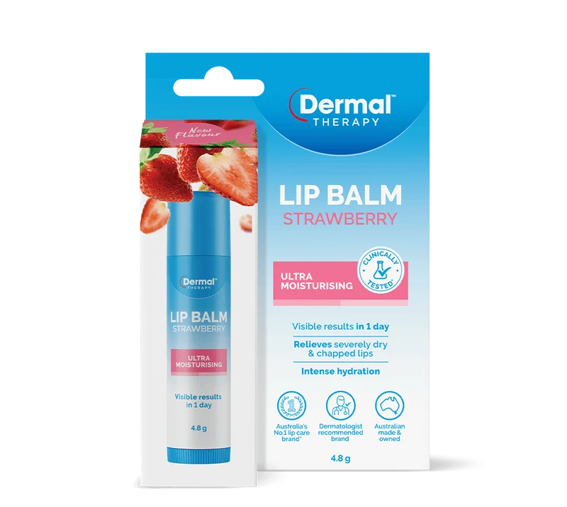 DERMAL THERAPY Lip Balm Strawberry Stick 4.8g