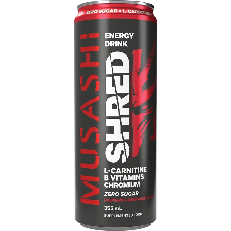MUSASHI Shred Energy Raspberry Lemonade 355ml