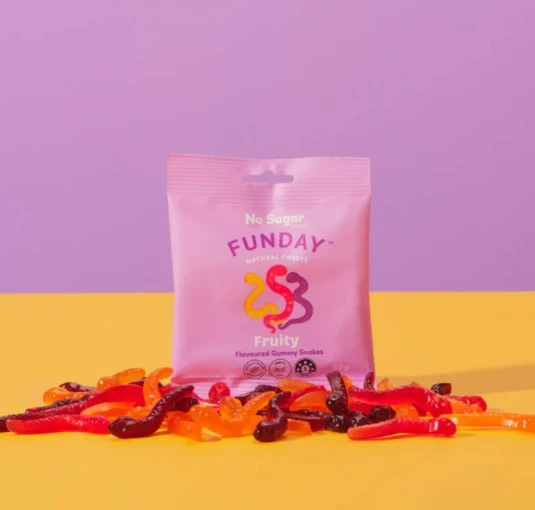 FUNDAY Fruity Flavour Gummy Snakes 50g