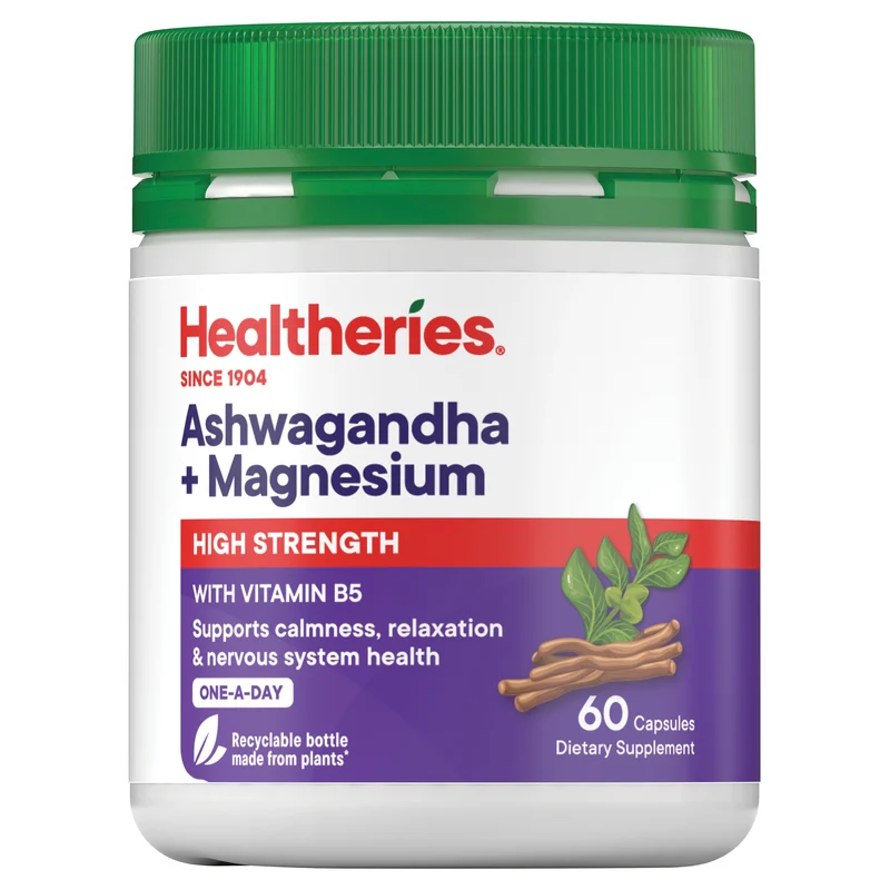 Healtheries Ashwagandha + Magnesium 60s
