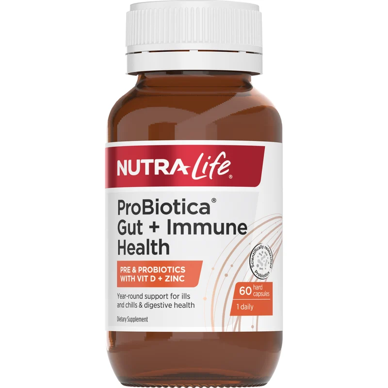 Nutra-Life ProBiotica Gut + Immune Health Caps 60s
