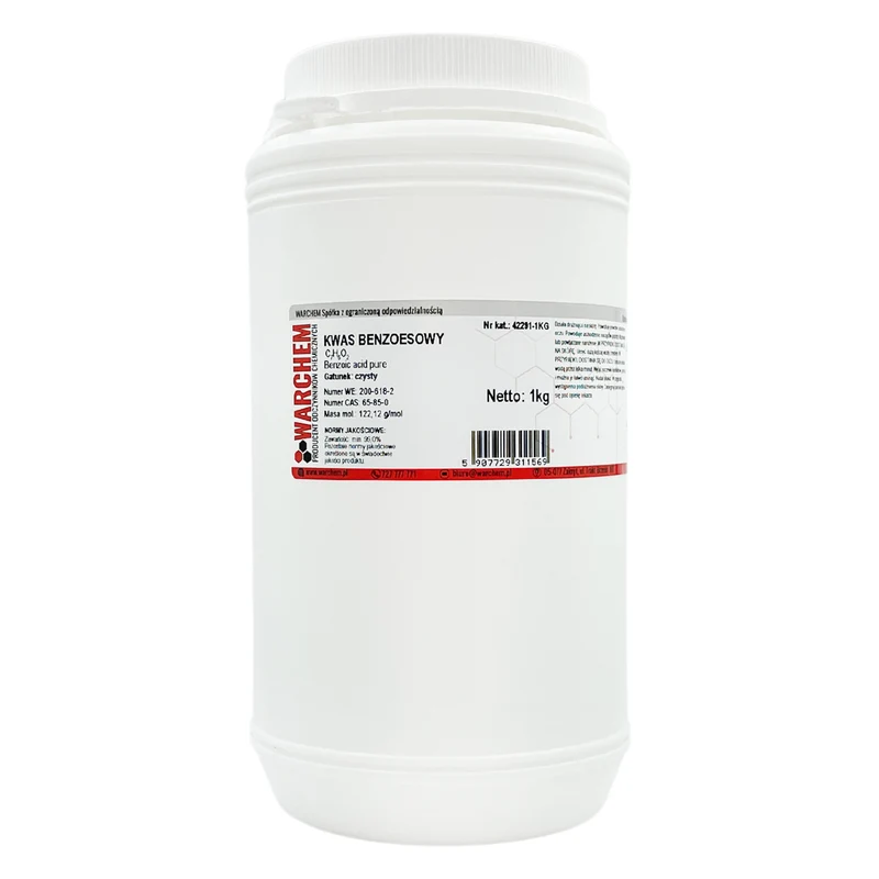 BENZOESISCHE SÄURE - rein 1kg WARCHEM