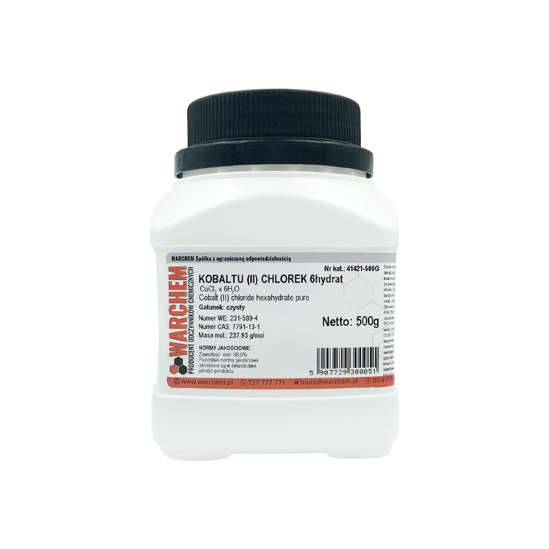 Kobalt (II) CHLORID 6-Hydrat - rein 500g WARCHEM