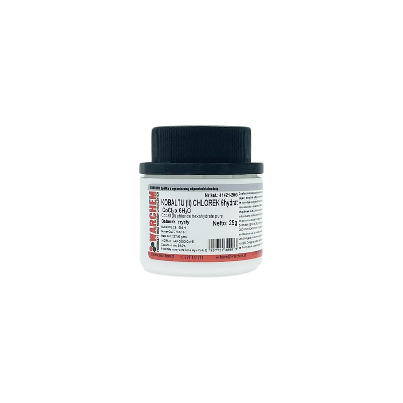 Kobalt (II) CHLORID 6-Hydrat - rein 25g WARCHEM