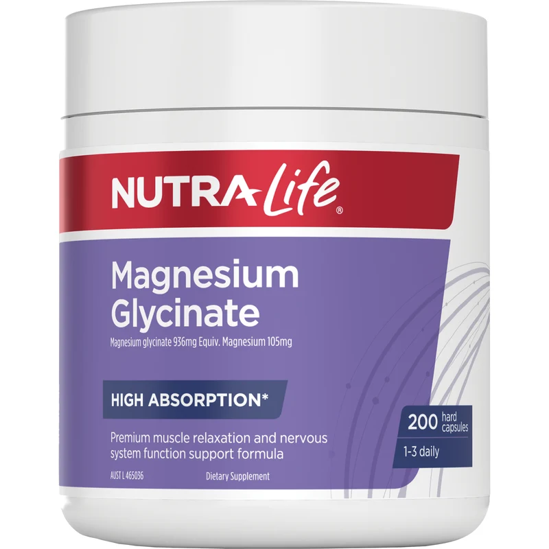 Nutra-Life Magnesium Glycinate 200s