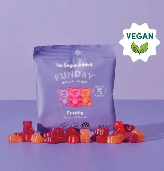 FUNDAY Fruity Flavoured Vegan Gummy Koalas 50g