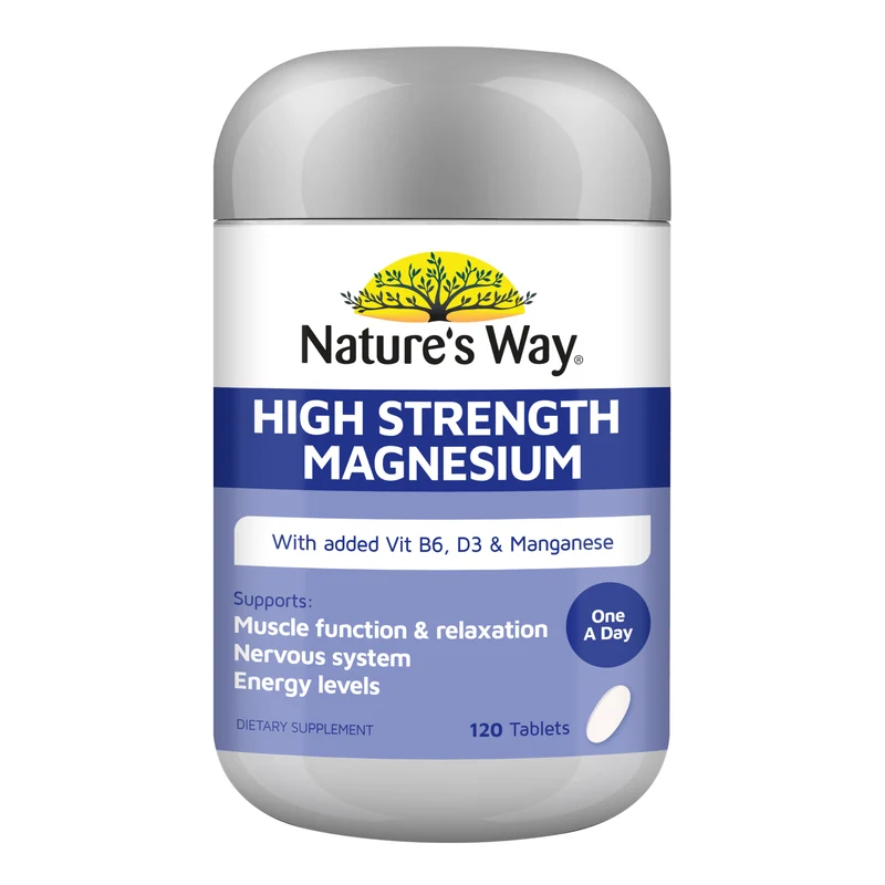 NATURES WAY High Str Mg Tabs 120s