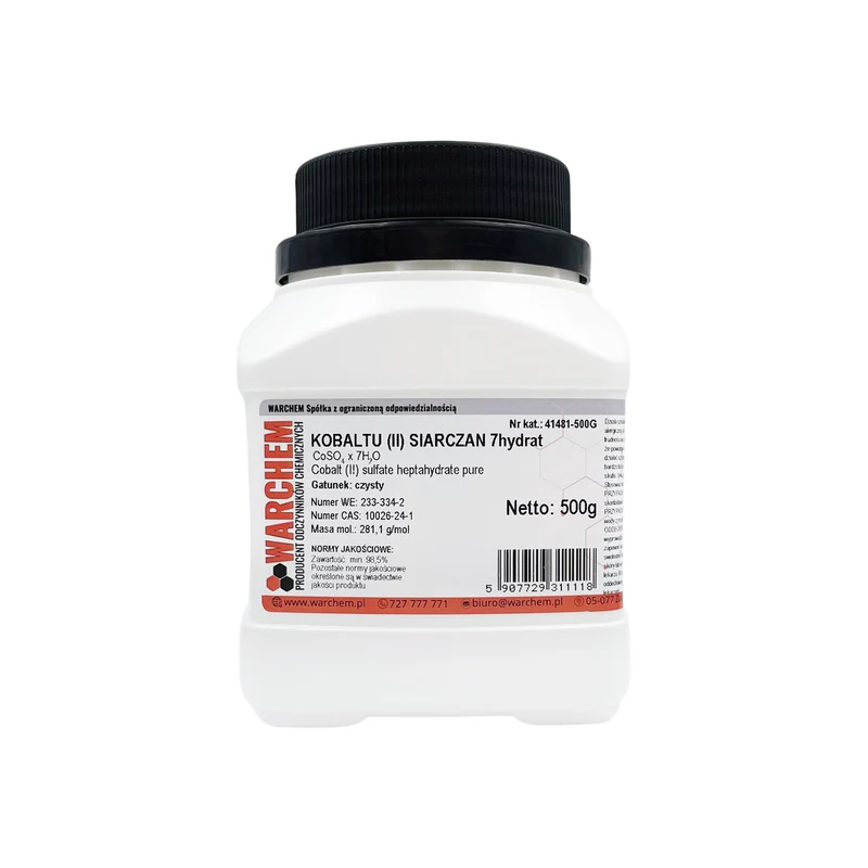 Kobalt (II) SULPHAT 7hydrat - rein 500g WARCHEM