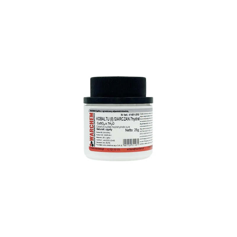 Kobalt (II) SULPHAT 7hydrat - rein 25g WARCHEM