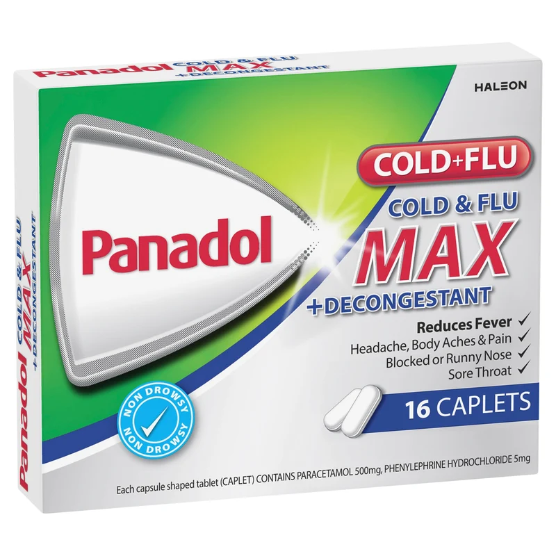 PANADOL Cold&Flu Max Decon Caps 16s