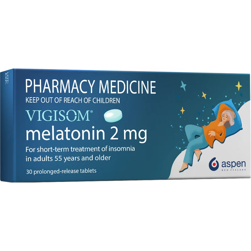 Vigisom Melatonin 2mg 30 Tablets OTC