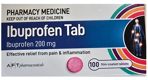 AFT Ibuprofen 200mg Tabs 100s Limit 1 per transaction