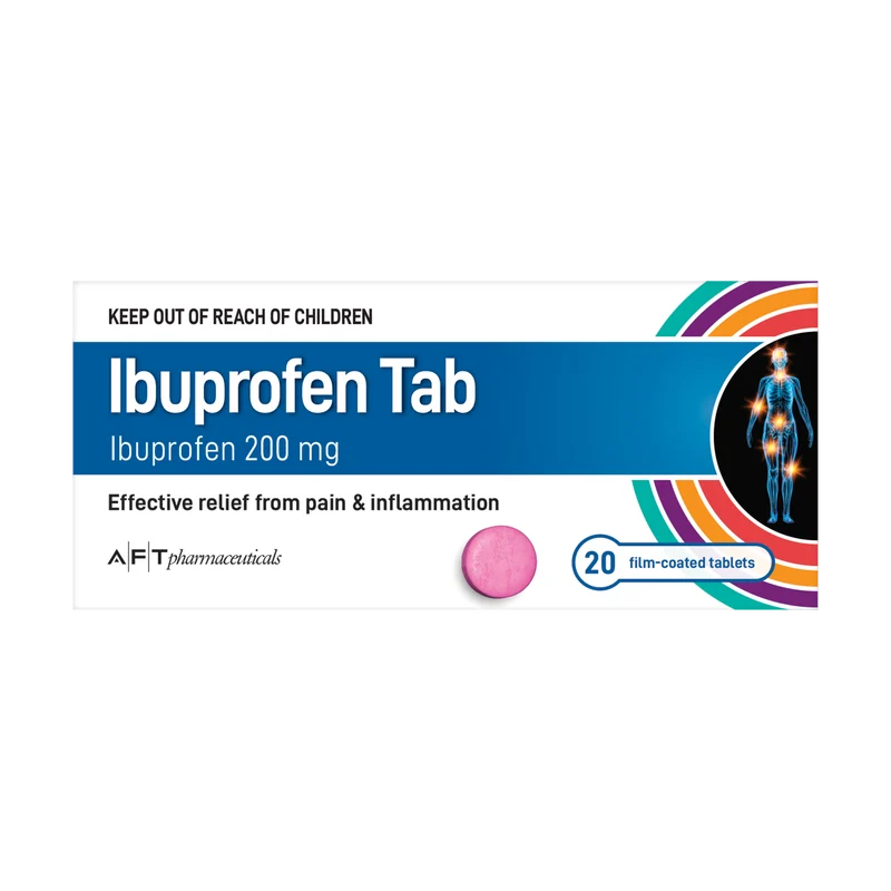 AFT Ibuprofen 200mg Tabs 20s Limit 5 per transaction