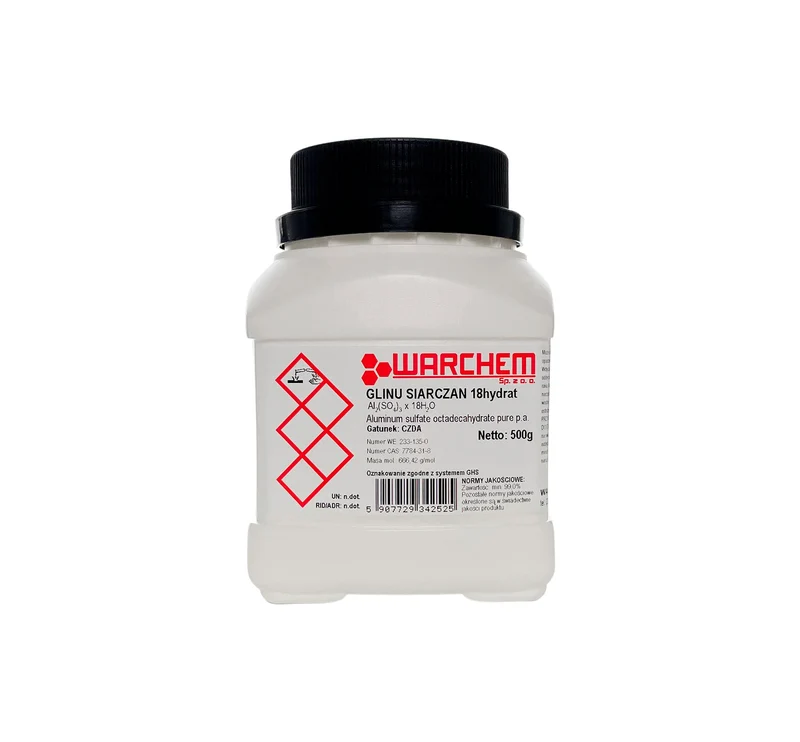 GLINIUM SULPHATE 18hydrate - CZDA 500g WARCHEM