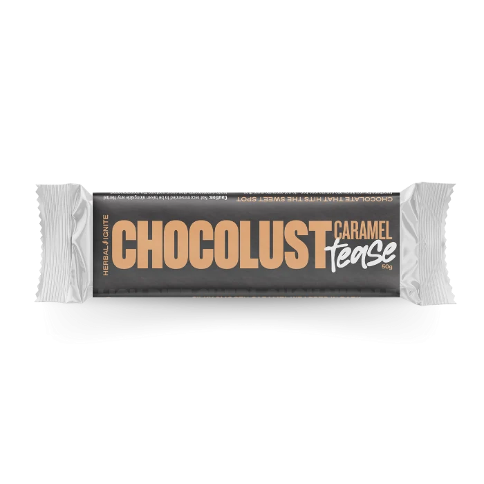 Herbal Ignite Chocolust Caramel Tease Bar 50g