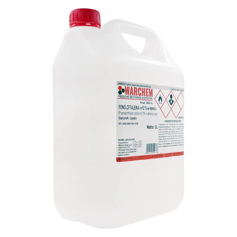 PHENOLOFTALEIN Lösung 0,1% in Ethanol - rein 5L WARCHEM