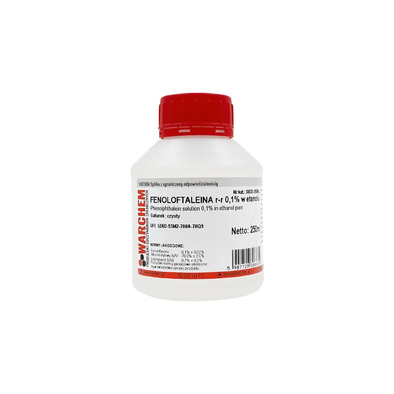 PHENOLOFTALEIN Lösung 0,1% in Ethanol - rein 250ml WARCHEM