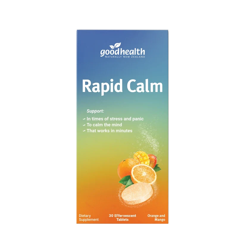 Good Health Rapid Calm Orange & Mango Tabs 30pk