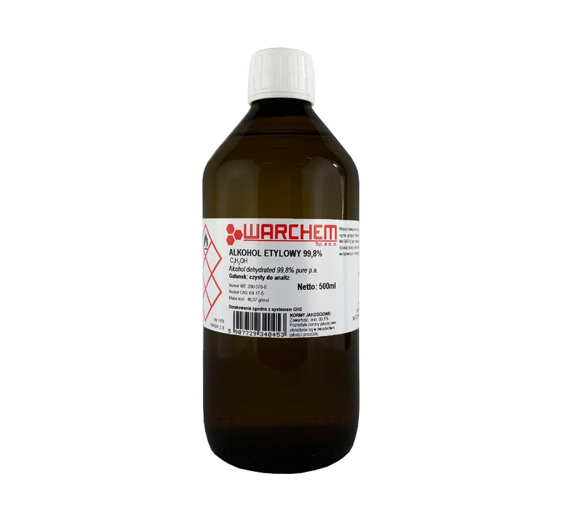 ETHYL ALKOHOL 99,8% - CZDA 500ml WARCHEM